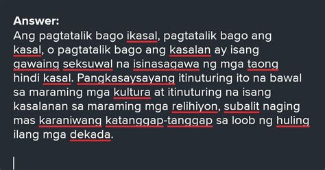 sex tagalog brainly